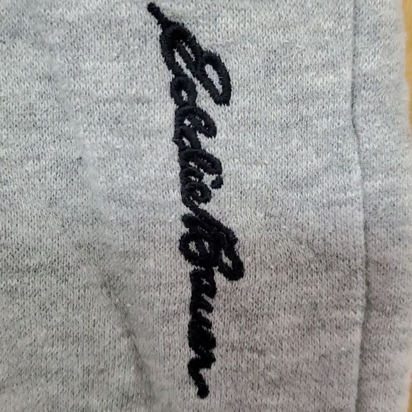 Grey joggers light fleece small / 4 Eddie Bauer straight leg 2 side pockets - Picture 2 of 4